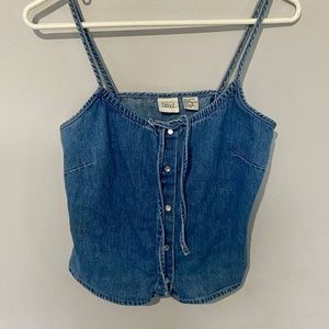 Denim Crop Top